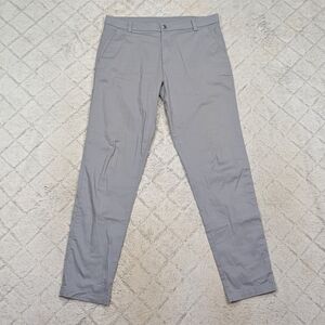 Lululemon Pants Mens 34x33 Gray Commission Classic Swift Cotton Chinos